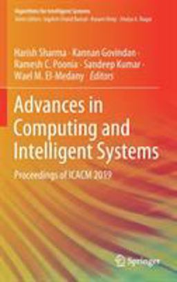 Advances in Computing and Intelligent Systems