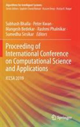 Proceeding of International Conference on Computational Science and Applications