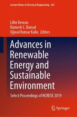 Advances in Renewable Energy and Sustainable Environment Advances in Renewable Energy and Sustainable Environment