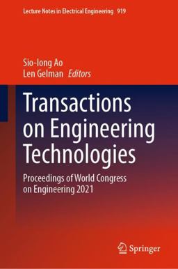 Transactions on Engineering Technologies Transactions on Engineering Technologies