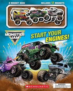 Monster Jam: Start Your Engines! a Magnet Book