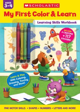 My First Color and Learn Learning Skills Workbook