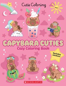 Capybara Cuties: Cozy Coloring Book