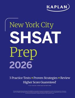 New York City SHSAT Prep 2026