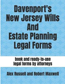Davenport's New Jersey Wills and Estate Planning Legal Forms