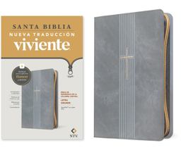 Biblia de Referencia en la Columna Central NTV, Letra Grande de Zíper con Filament (SentiPiel, Gris, Letra Roja) Biblia de Referencia en la Columna Central NTV, Letra Grande de Zíper con Filament (SentiPiel, Gris, Letra Roja)