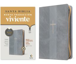 Biblia de Referencia en la Columna Central NTV, Letra Grande de Zíper con Filament (SentiPiel, Gris, Índice, Letra Roja) Biblia de Referencia en la Columna Central NTV, Letra Grande de Zíper con Filament (SentiPiel, Gris, Índice, Letra Roja)