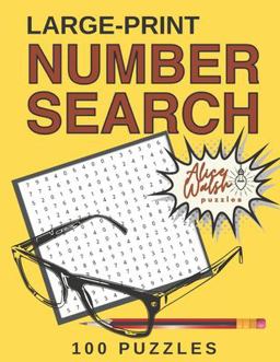 Large Print Number Search Puzzles