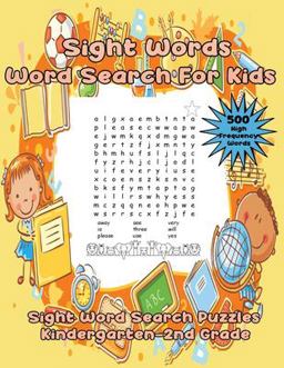 Sight Words Word Search for Kids