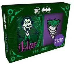 DC Comics: the Joker Tiny Book and Pin Set