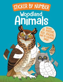 Sticker by Number: Woodland Animals Sticker by Number: Woodland Animals
