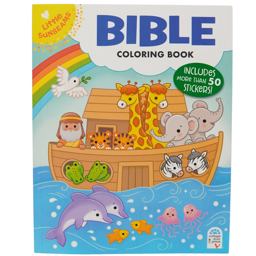 Bible Coloring Book with Stickers