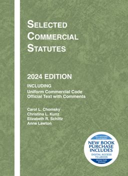Selected Commercial Statutes, 2024 Edition
