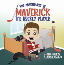 Maverick Learns to Tie His Skates